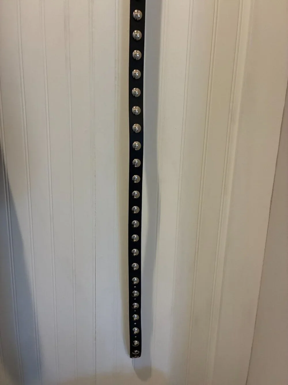 Madewell Studded Western Belt in Leather True Black Size: Large